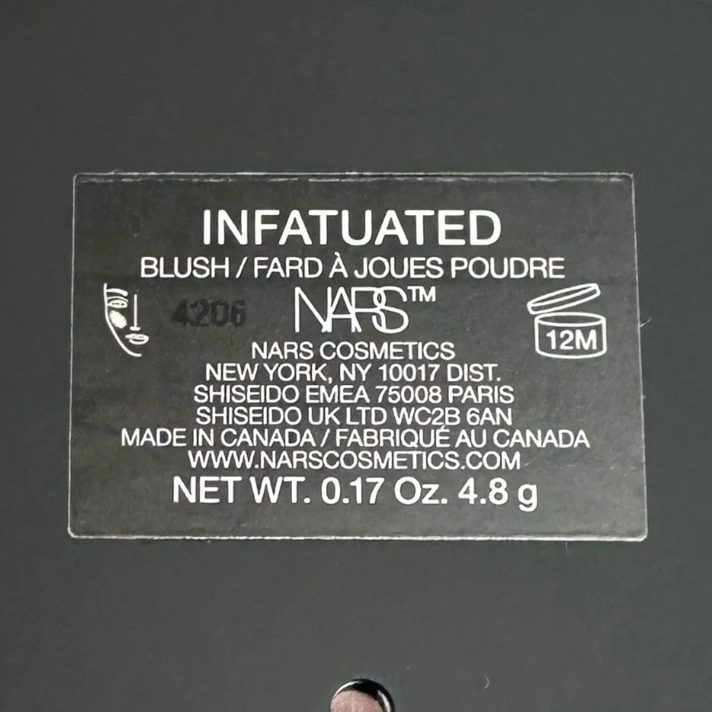 NARS Infatuated Blush Powder 902 Women 0.17oz Matte Deep Plumberry Refillable